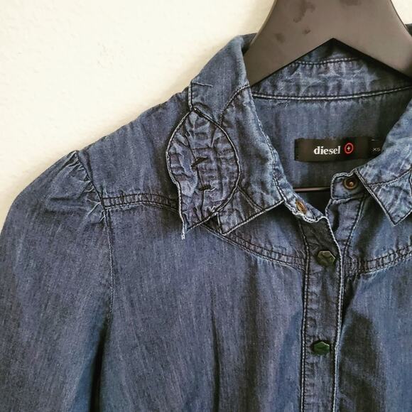 Button Up Diesel Blouse - Picture 2 of 6